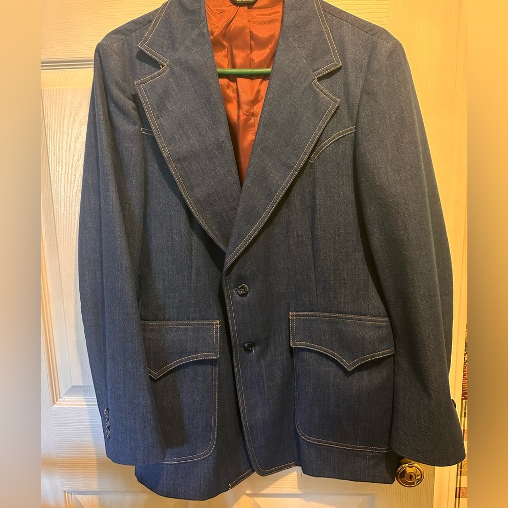 Vintage Men’s denim Lee Blazer, Jacket.